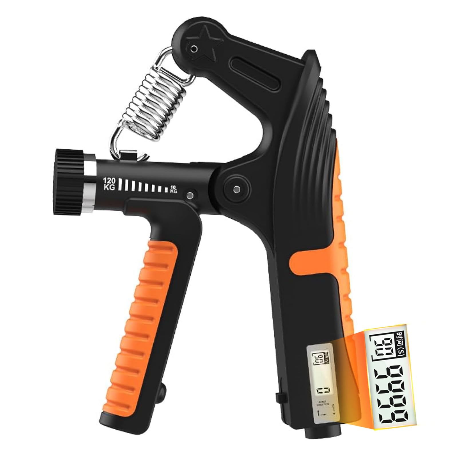 LAXDAMRE Grip Strength Trainer with Counter, [10-100KG] Adjustable Resistance for Finger, Forearm & Hand Strength – Ideal for Muscle Building, Injury Recovery & Athletes