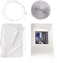 Fensterdichtung für tragbare Klimaanlage | Tragbares AC Fensterlüftungs-Kit | Ersatzzubehör ohne Bohren Installation für Außen Haus Winter Draußen