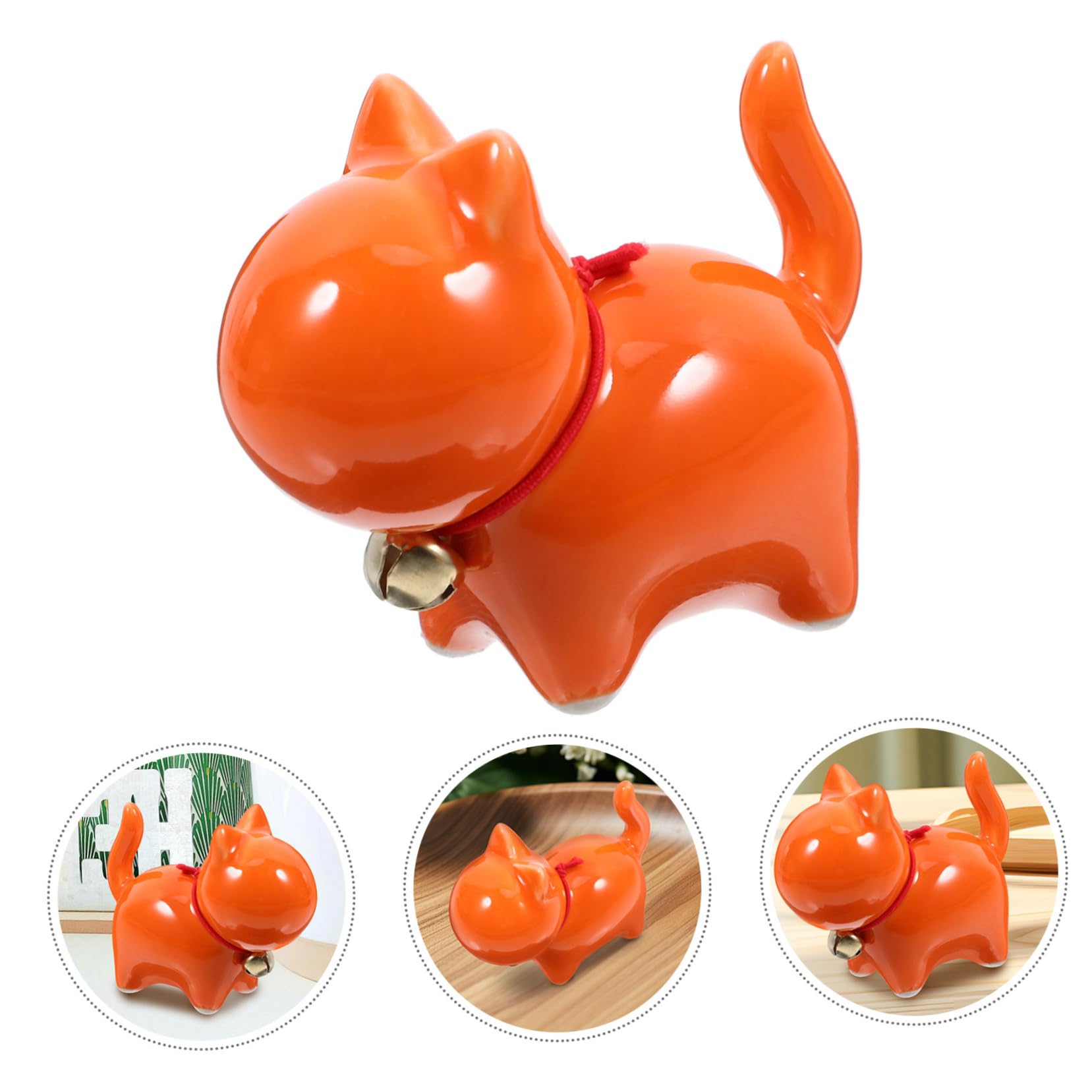 TOPBATHY 5 Statuette Di Gatti in Miniatura in Ceramica Decorazione Per Animali Scultura Di Gattini Ornamento Da Tavolo Artigianato in Ceramica