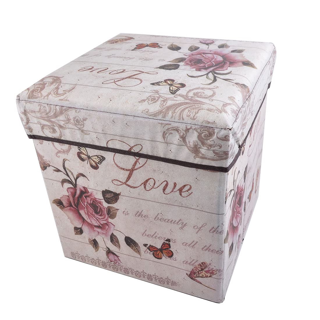 ZHuidjo Polyester Rose Pattern Outdoor Picnic Travel Square Folding Design Step Stool (SN: 6c6 84b 76a cbe a6a)-image-30
