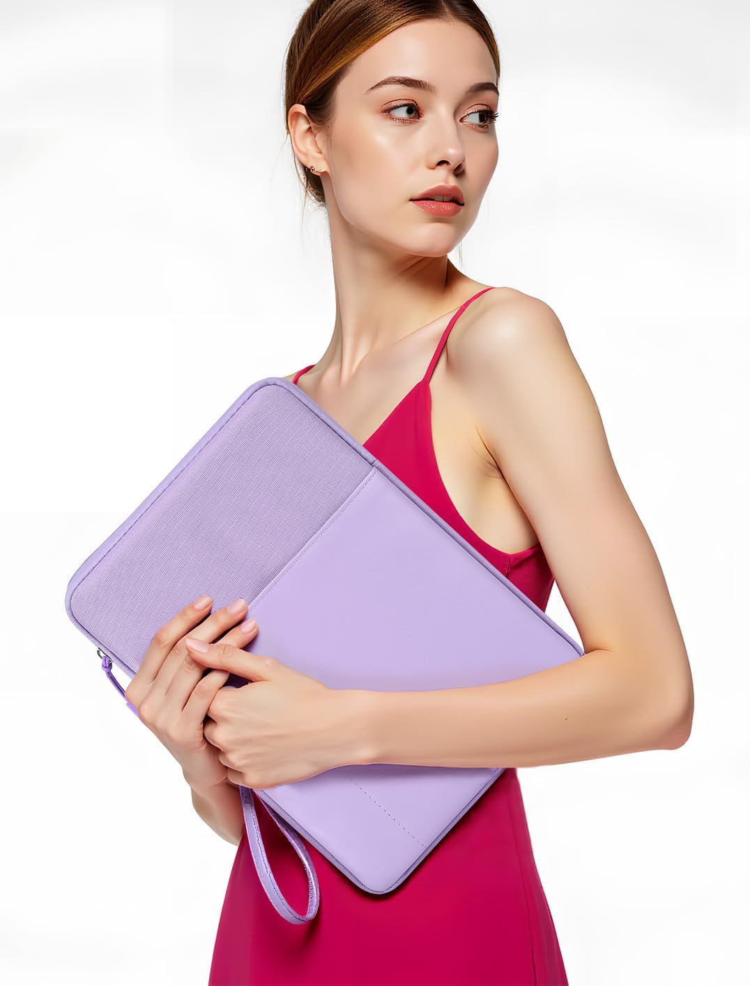 9-11 Inch Tablet Sleeve Case, Tablet Bag Carrying Travel Pouch for iPad 11-inch A16 2025, 11 inch iPad Air M3 M2 / Pro M4, 10.2 10.9" iPad, Galaxy Tab S8/S9 11"/ Galaxy Tab A9+ Bag, Purple - Image 7