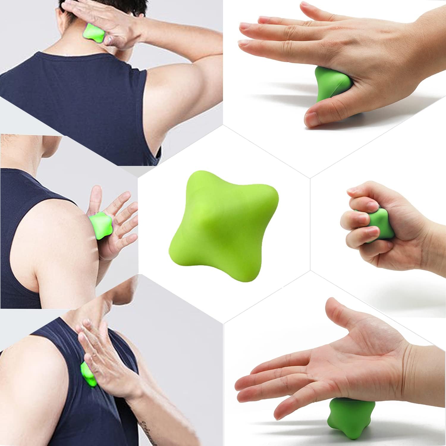 Hand Grip Strengthener 10 Pack, Grip strength trainer,Hand Gripper, Finger Stretcher Resistance Extensor Bands, Finger Exerciser & Stress Relief Ball for Athletes & Musicians