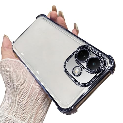 TRIPLE RIVER�E�݊��iRedmi Note 17 5G�p �݊��i�P�[�X �N���A �����Y�J�o�[�t�� �J�o�[ ���b�L TPU ���� �\�t�g�P�[�X �p �ی�(�u���[) [���s�A���i]