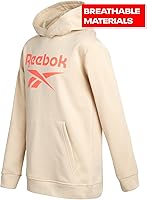 Vista 2 de Reebok Sudadera para niños Sudadera con capucha Active Fleece Pullover (Talla 4-20)