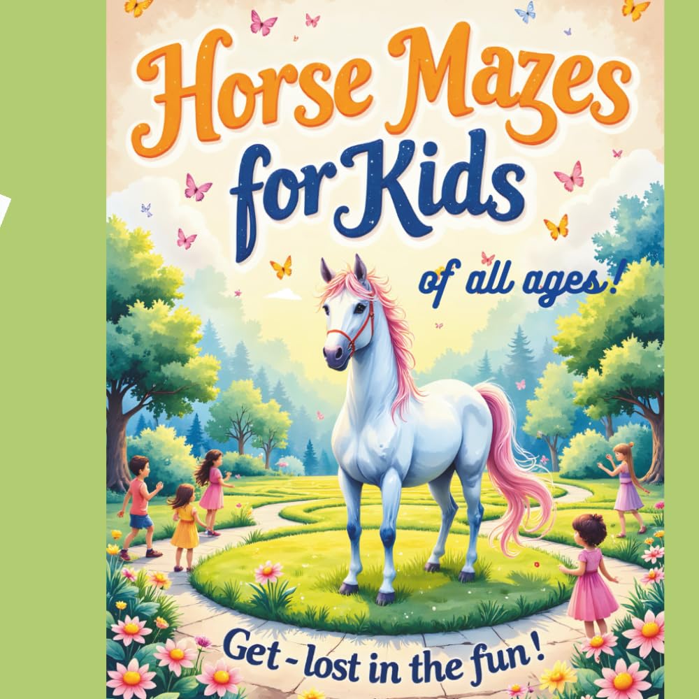 Horse Maze Book for Kids: Get Lost in the Fun
