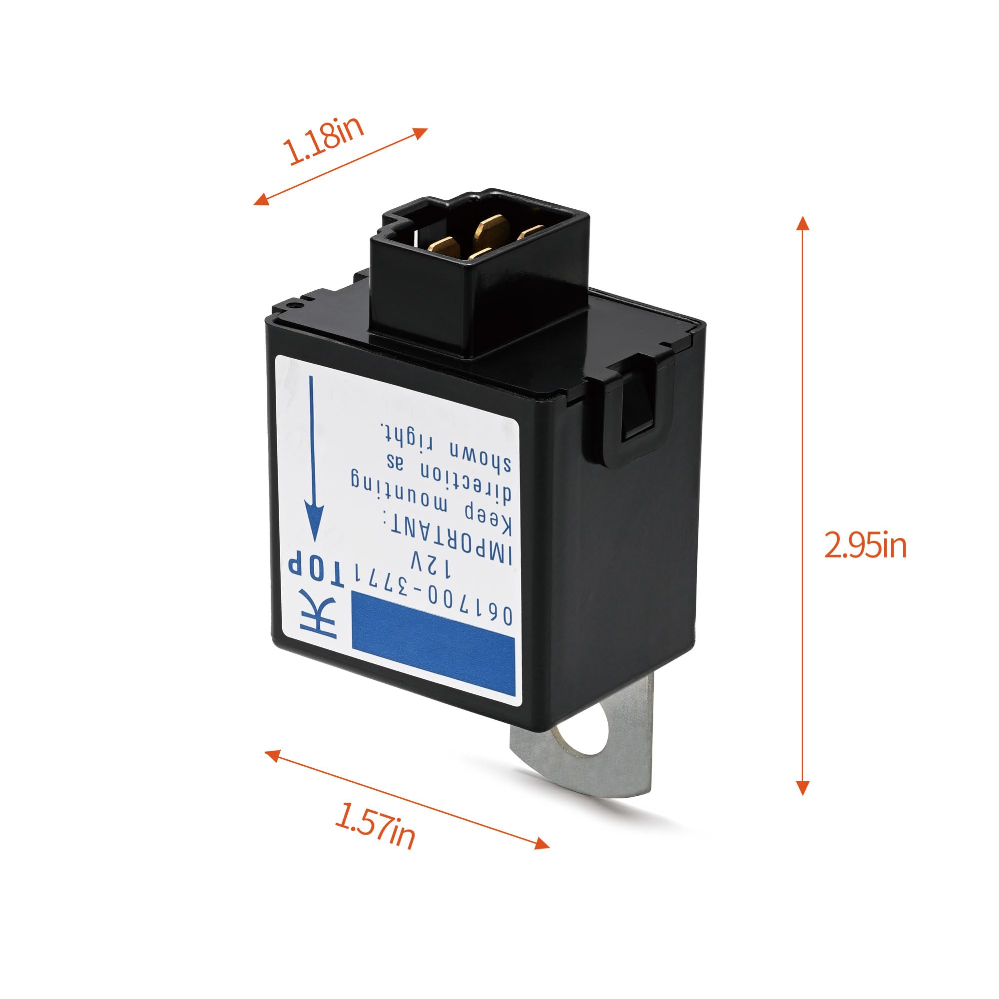 Relé de tiempo de arranque de 12 V 061700-3770, 061700-3771, 061700-3760, T0070-31410, pieza de camión de relé compatible con solenoide de parada Kubota B BX F FZ GF L M Series