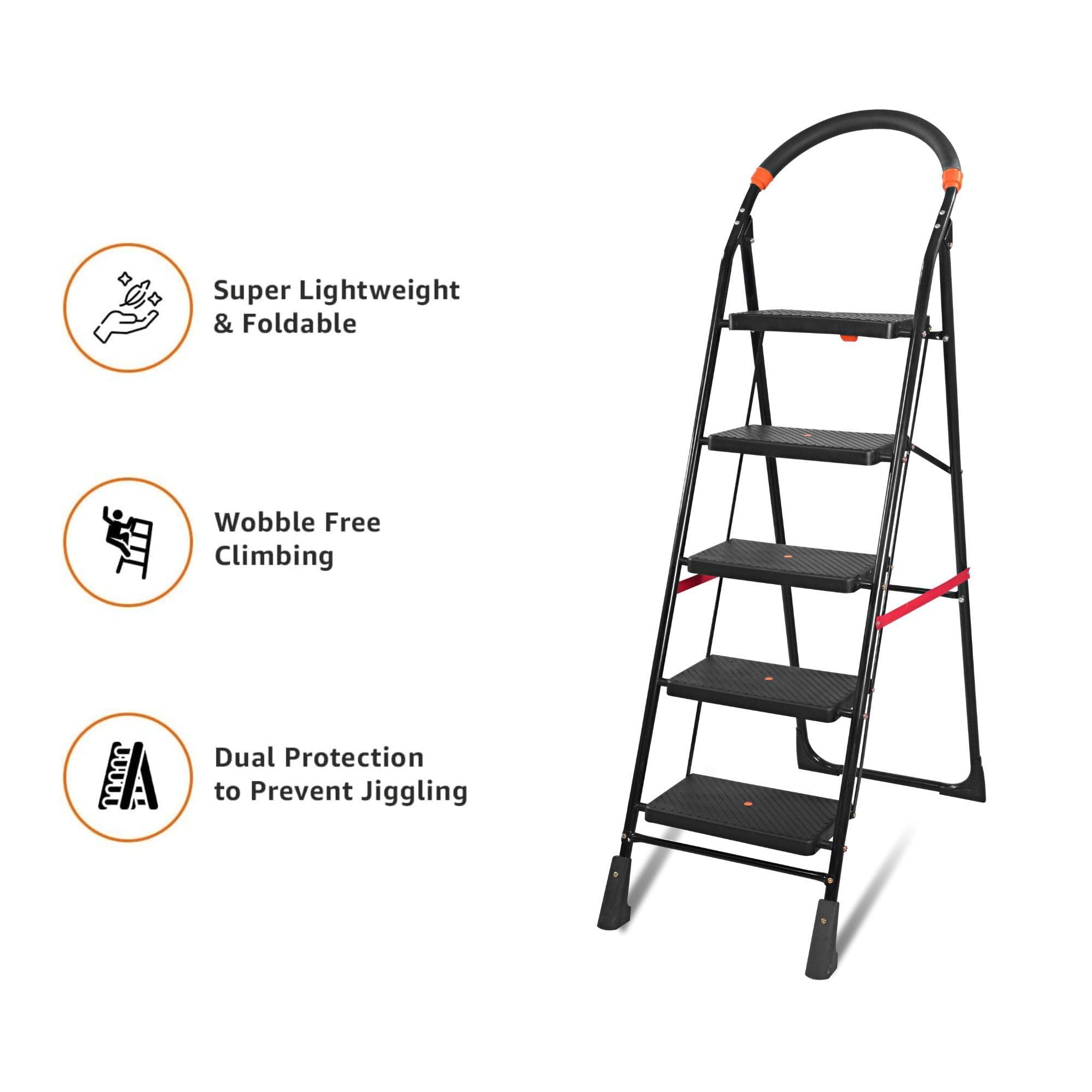Trendy Foldable Ladder - Heavy Duty & Safe -4