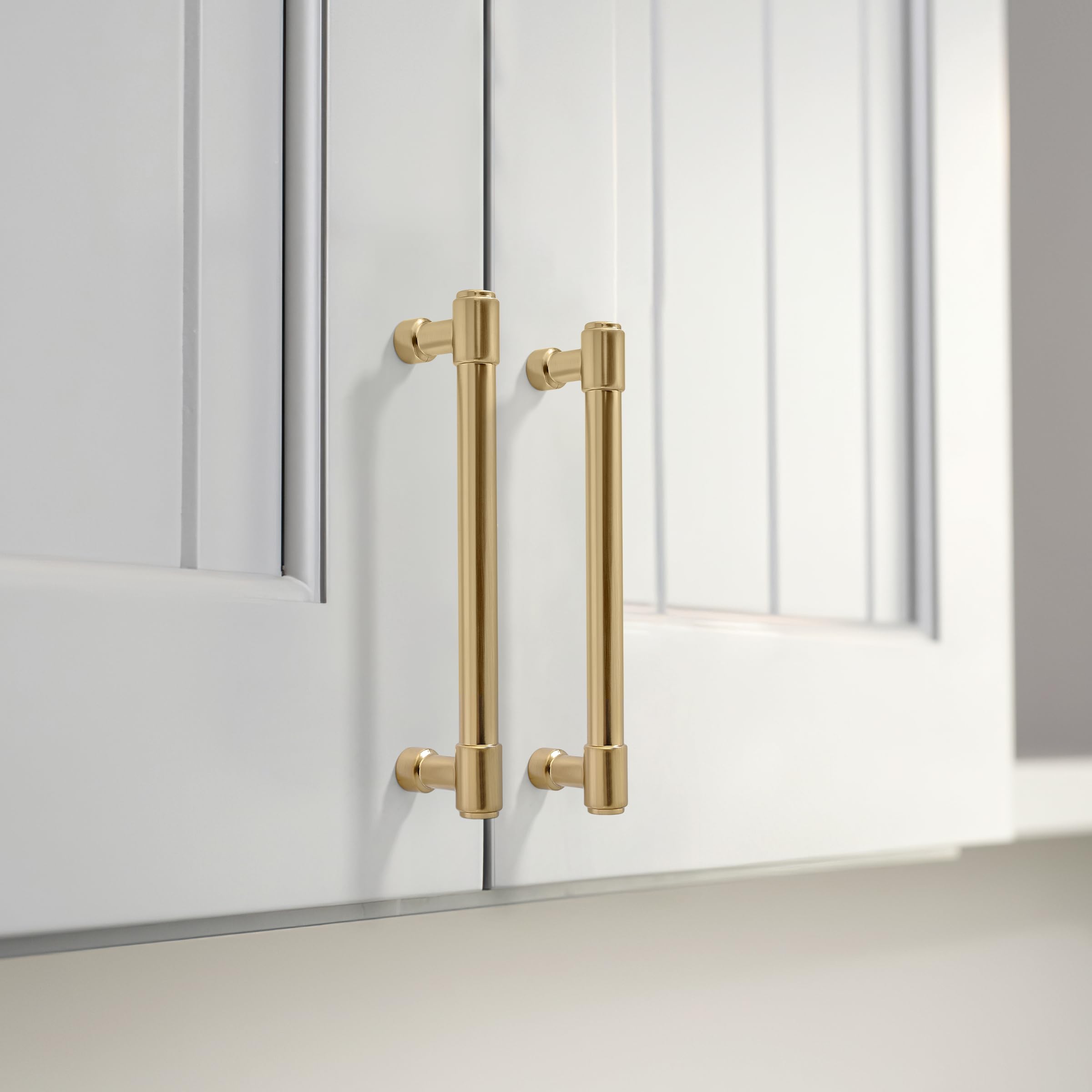 KHTUMEWARE-170259 Champagne Bronze Cabinet Pulls CTC 3-1/4 in (82 mm) 2-Pack in Champagne Bronze — KHTUMEWARE