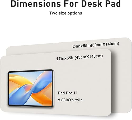 Miniatura 320 de Aothia Tapete protector de escritorio, alfombrilla para mouse, antideslizante, impermeable, de piel sintética, secante de escritorio, para Verde