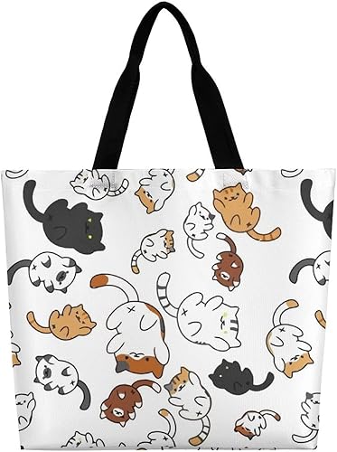 Miniatura 3 de Bolsa portátil de comestibles, bolsa de hombro reutilizable para comestibles, bolsas de compras reutilizables de gran capacidad