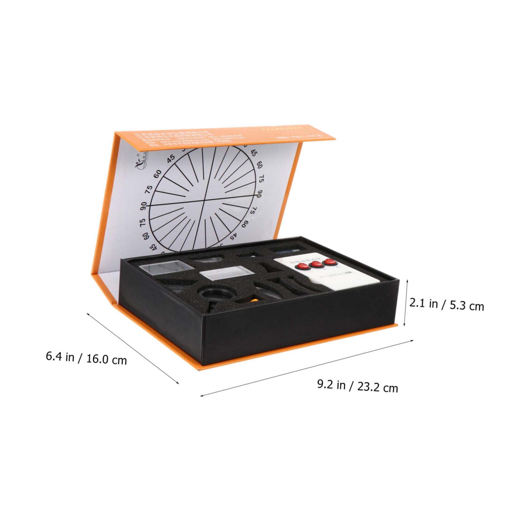 Gatuida Kit Optique Avec Lentilles Concave Et Convexe Matériel De Laboratoire Pour Expériences Physiques Outil Pédagogique Portable Plastique Et Verre Adapté Aux Étudiants Et Enseignants