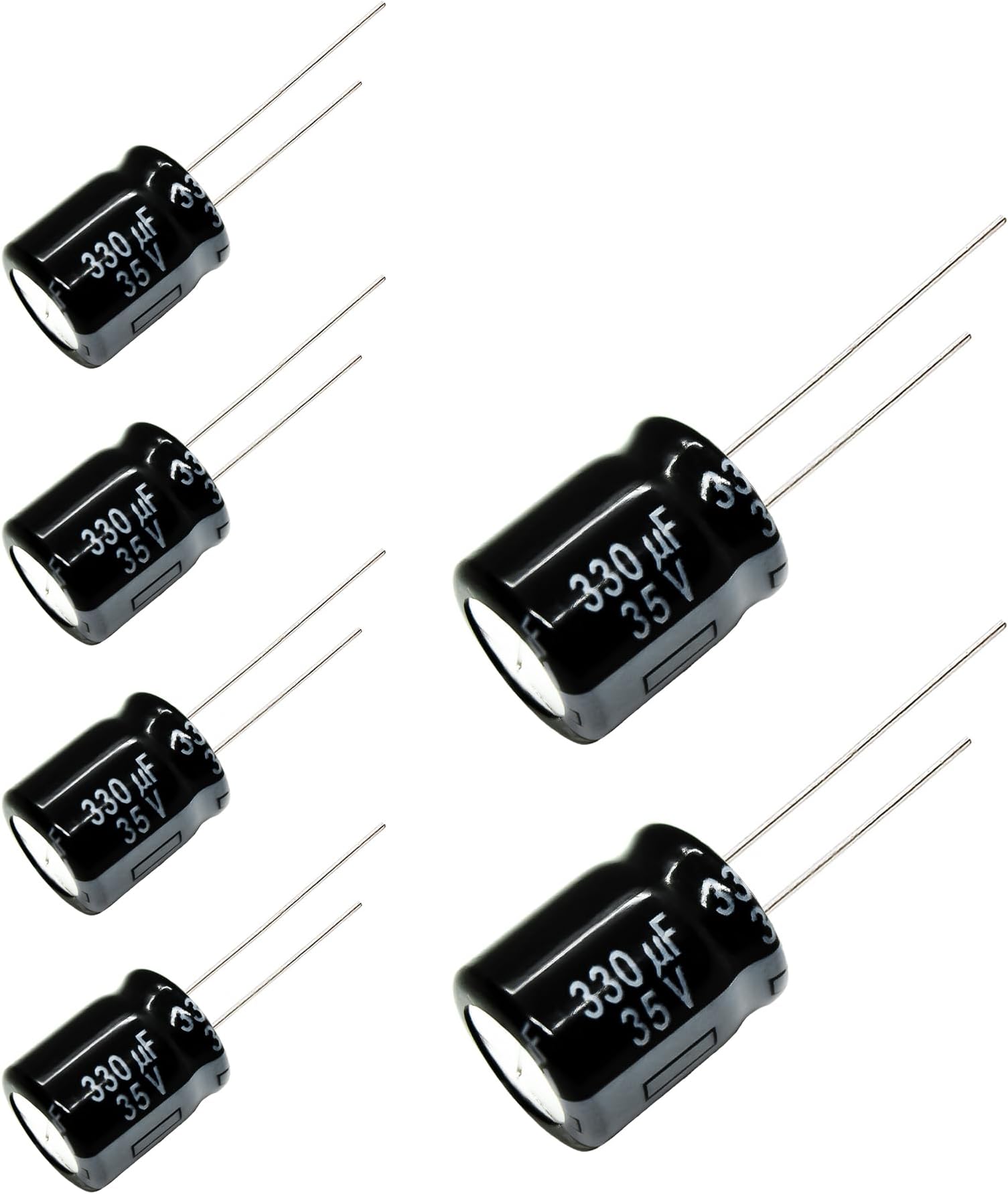 Replacement for 6 pcs Panasonic FR Series Capacitors 35V 330uf Ultra Low ESR