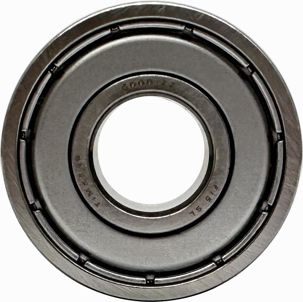 4PACK TIMKEN 6000-ZZ Double Metal Seal Bearings 10x26x8 mm, Pre-Lubricated and Stable Performance and Cost Effective, Deep Groove Ball Bearings.