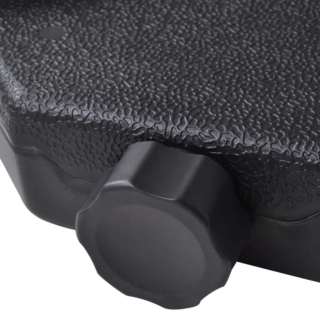 LAPOOH Base de Parasol Portable Sable/Eau 60 L,Pied De Parasol,Pied De Parasol Lourd,Pied De Parasol sur roulettes