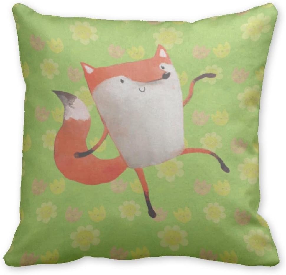 WesternWood Throw Pillows For Sofa Fox 18" x 18" Home