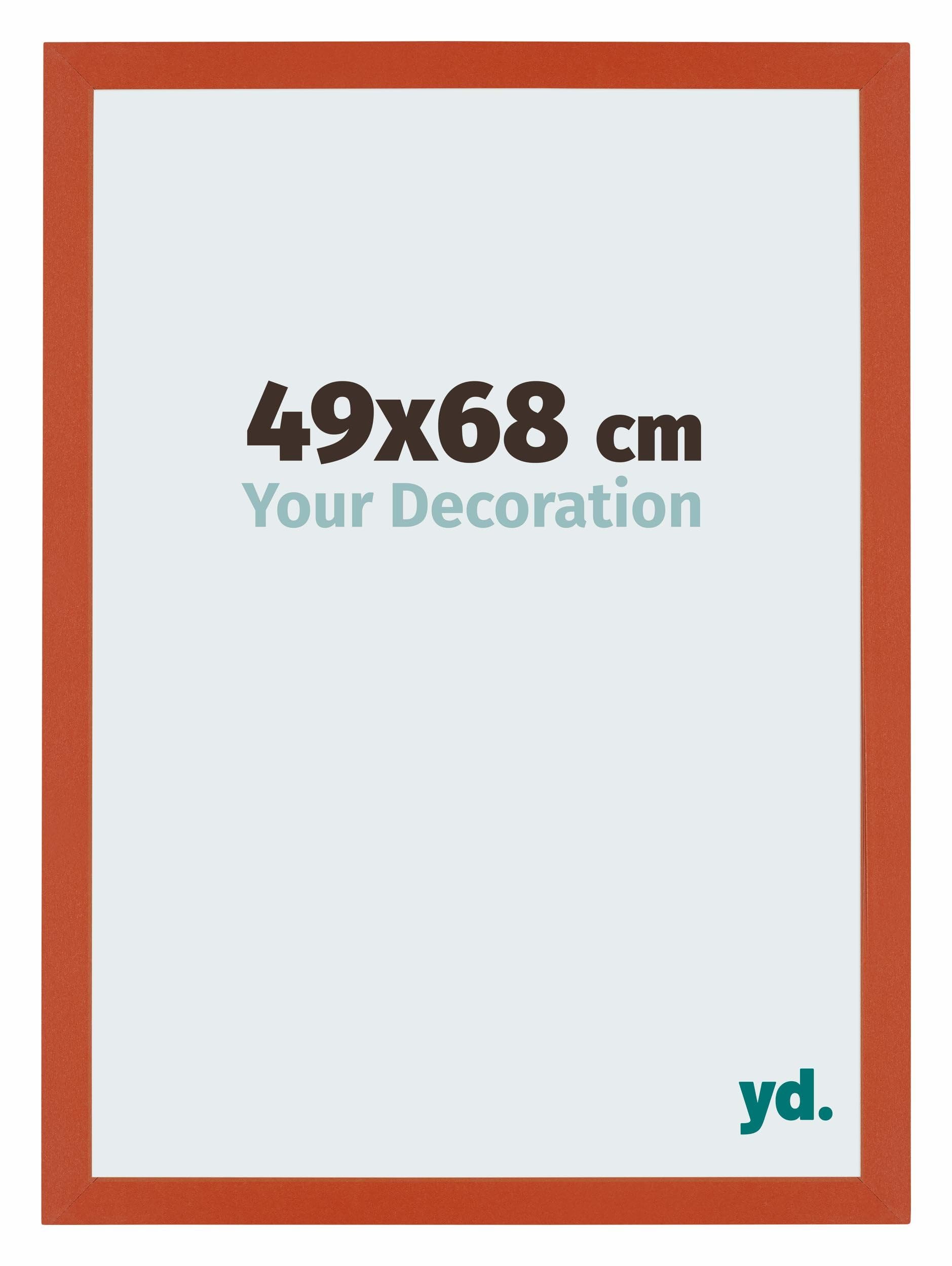 Your Decoration - Puzzle frame 49x68 - Orange - Puzzle frame 500-1000 Pieces - MDF Photoframe - Mura
