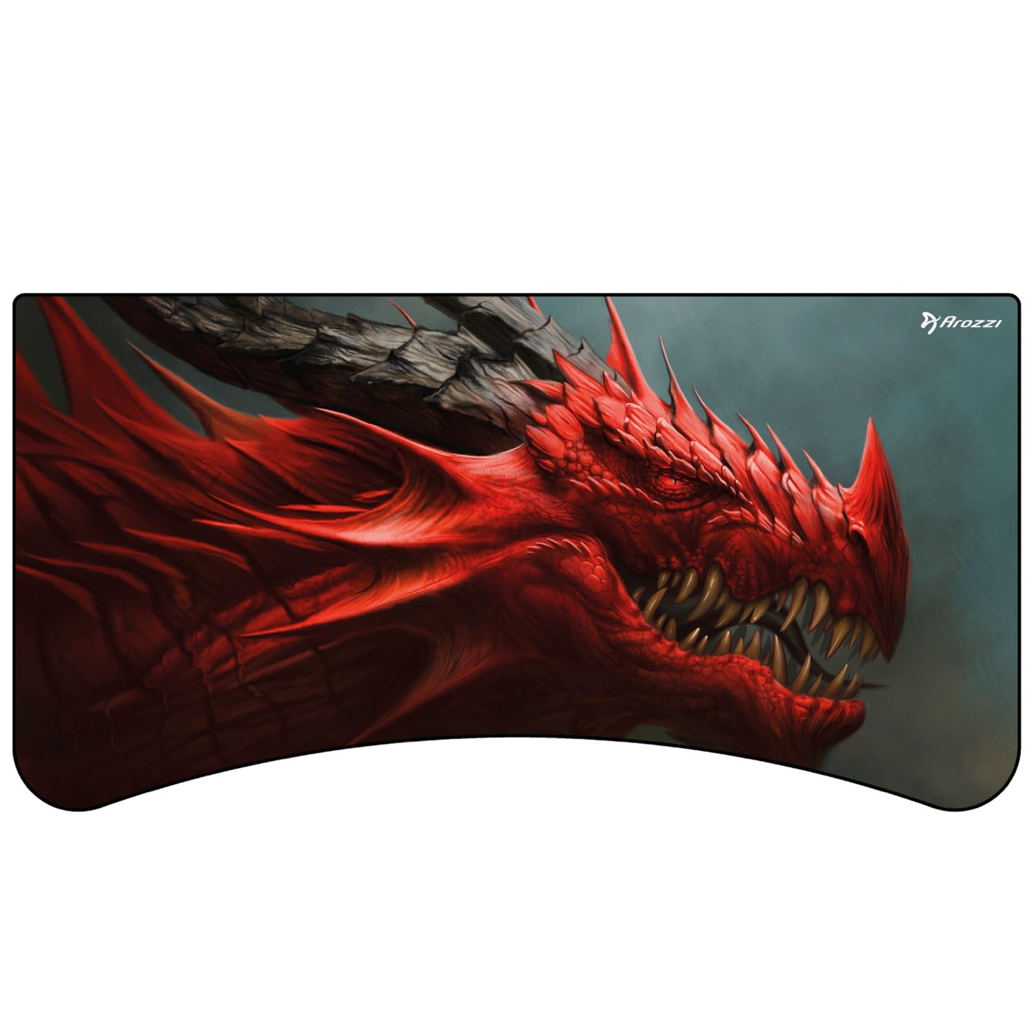 Arozzi Arena Gaming Desk Mat, Full Surface Custom Desk Pad, Interchangeable, Water Resistant & Washable Computer Desk Mouse Pad with Stitched Edges (D001)