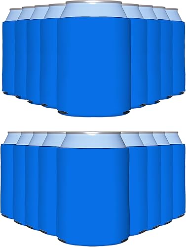 Fundas para latas en blanco Enfriadores plegables Artículos para manualidades al mayoreo para boda o despedida de soltera