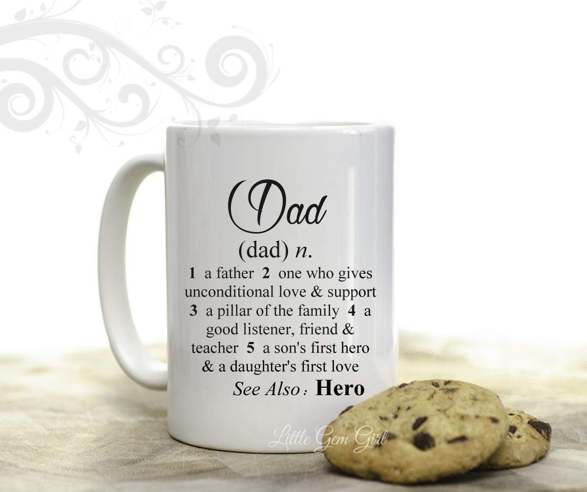 Novelty Coffee Mug Dad Dictionary Definition 15 oz Coffee