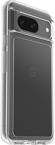Miniatura 2 de OtterBox Funda transparente para Google Pixel 8 Symmetry Series transparente, ultra elegante, compatible con carga inalámbrica, bordes elevados que