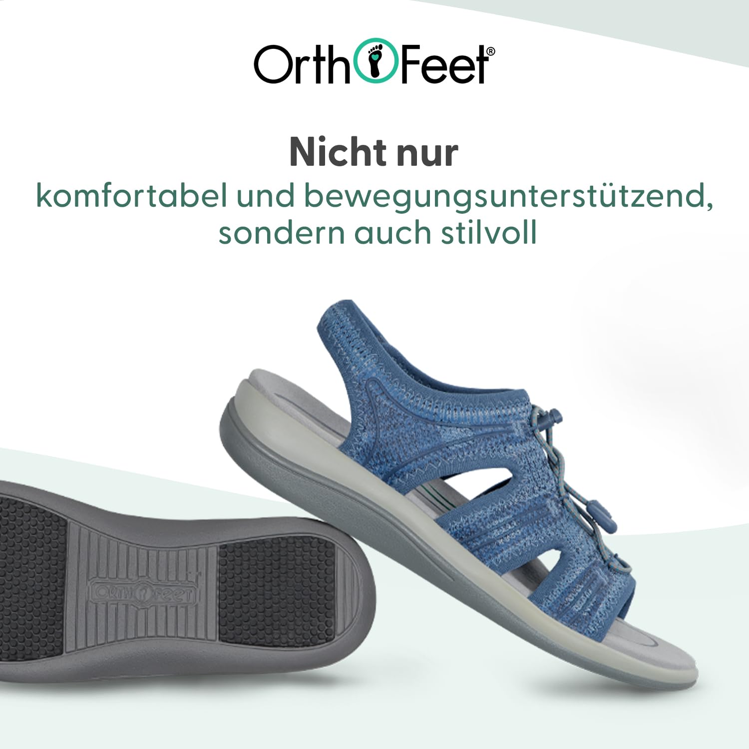 Orthofeet Maui Orthopädische Damen Walking-Sandalen