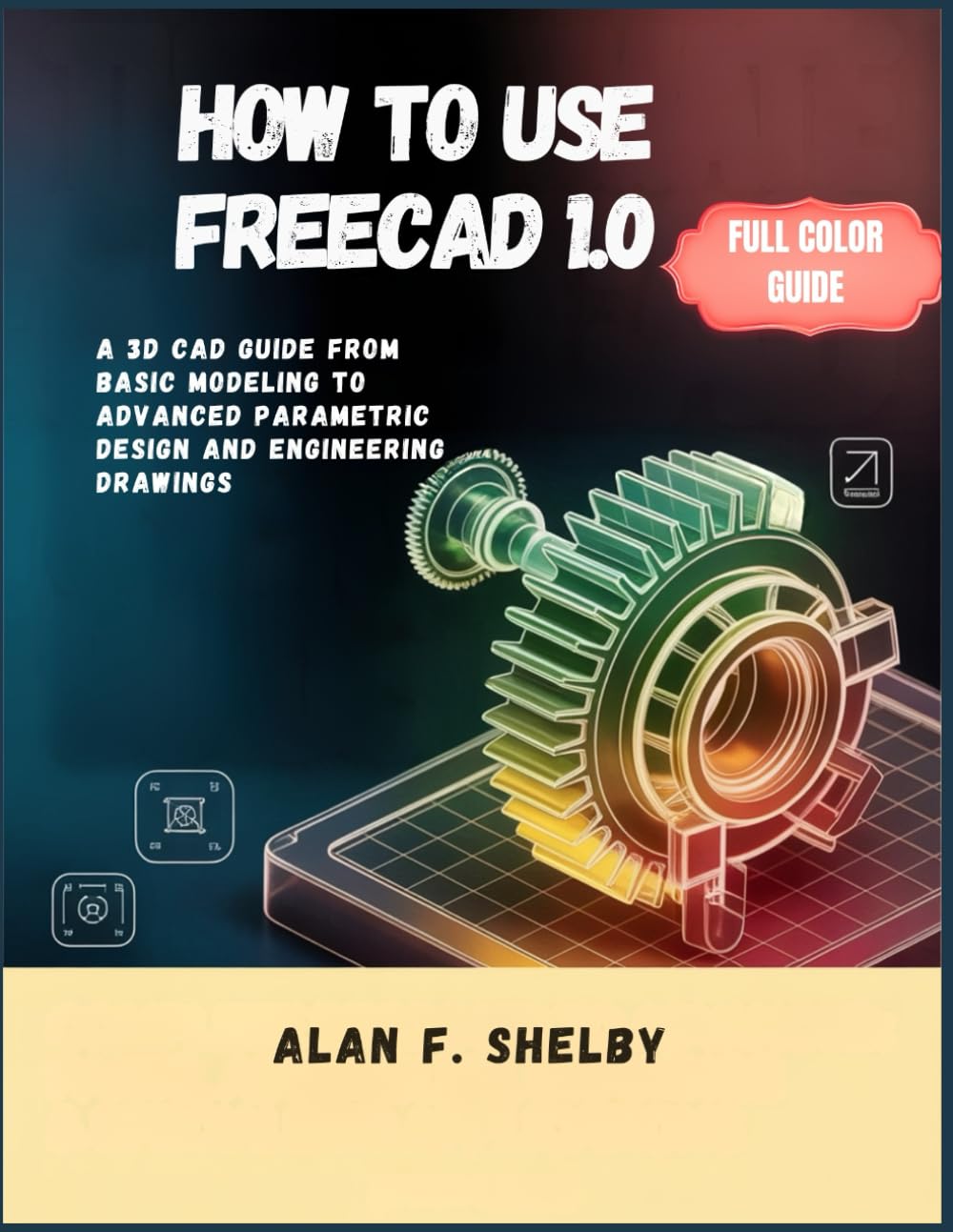 HOW TO USE FREECAD 1.0: A 3D CAD Guide from Basic Modeling to Advanced Parametric Design and Engineering Drawings