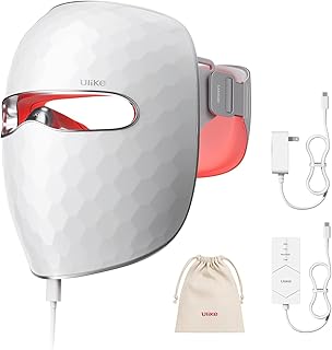 Ulike ReGlow LED Face Mask, Red Light Therapy for Face, Red, Blue, Yellow & Infrared Light Therapy for Acne...