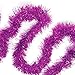 Allgala 50 Feet Christmas Foil Tinsel Garland Decoration for Holiday Tree Walll Rail Home Office Event-Fuchsia-XG93208