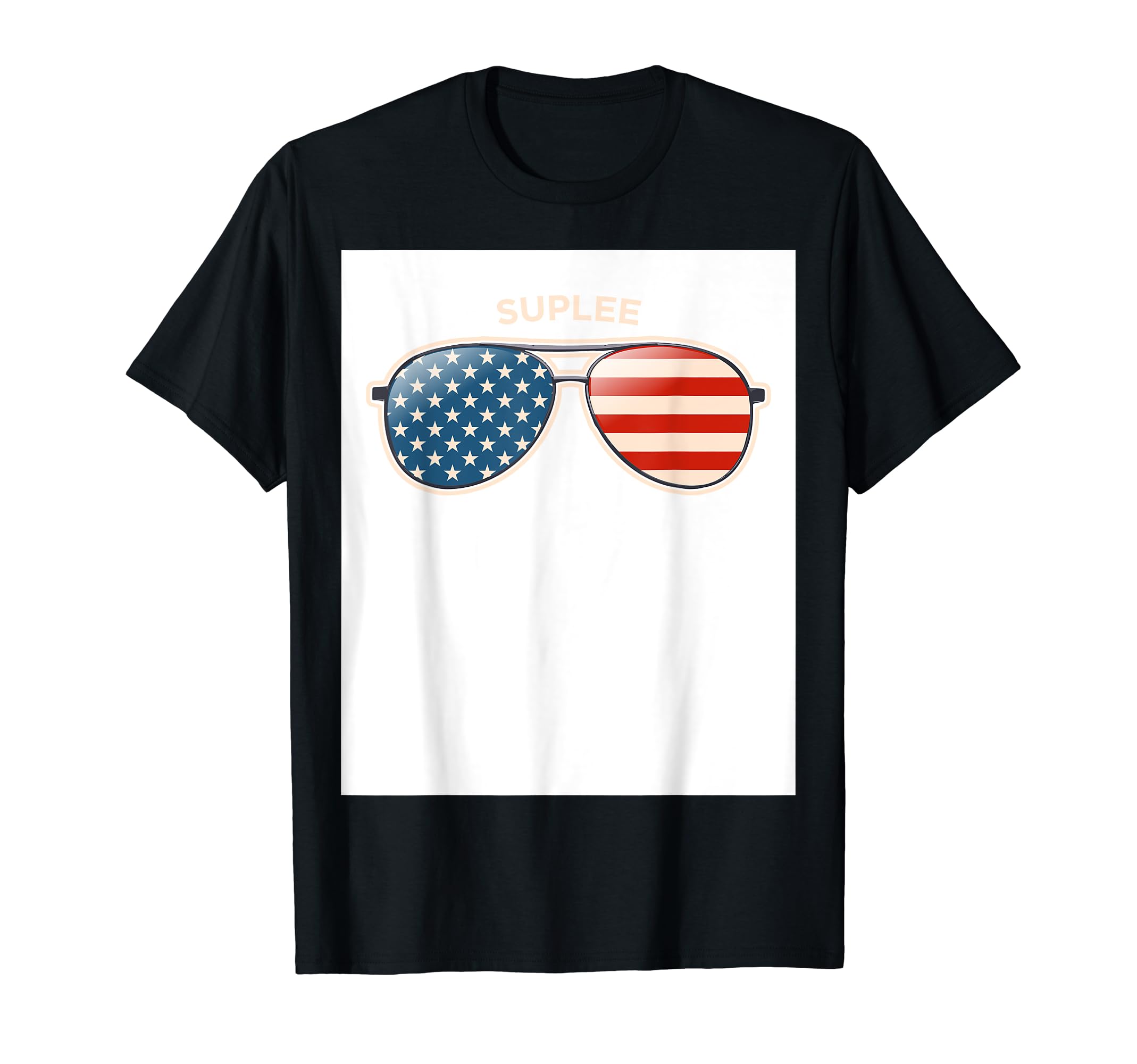Suplee, OR Vintage US Flag Sunglasses T-Shirt