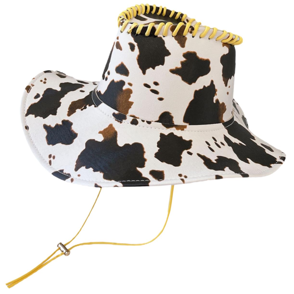 FRCOLOR Retro Pu Cowgirl Hat for Women Girls Bucket Hat Western Party Cowboy Cap Comfortable