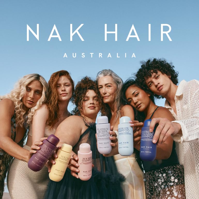 NAK Signature Ultimate Cleanse, Clarifying Shampoo 350ml - Removes Buildup & Chlorine for All Hair Types with Natural Vegan Complex
