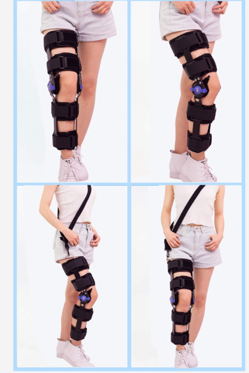 Verstellbare Kniegelenksfixierung, Bei Arthritis, Gelenkschmerzen, Meniskusriss, Zur Rehabilitation Nach Knieverletzungen, Zur Entlastung des Knies, Längen- Und Winkelve,Left-S