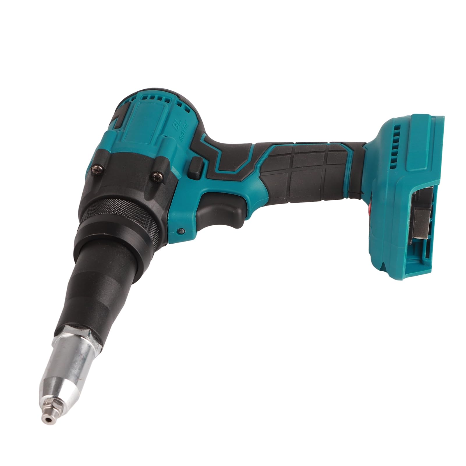 Niebieski Bezprzewodowy Bezszczotkowy Elektryczny Pistolet do Nitowania LED Automatyczny Nitonakrętka Narzędzie Ręczne 3,2-4,8 Mm BL1815 Akumulator Bezszczotkowy Elektryczny