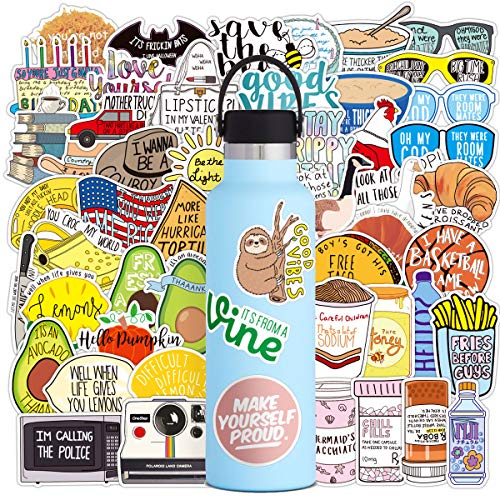 100pcs Fresh Vine Stickers for Hydro Flask,Water Bottles,MacBook,Laptop,Phone,Suitcase,Fridges - Thumbnail 6