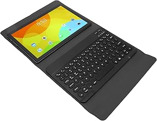 Tablet PC, Suporte 4G LTE 2 Em 1 Câmera Dupla 8 Núcleos CPU Plugue Dos EUA 100-240V 10,1 Polegadas Tablet 5G WIFI Com Teclado para 11.0 para Assistir (Cinza)