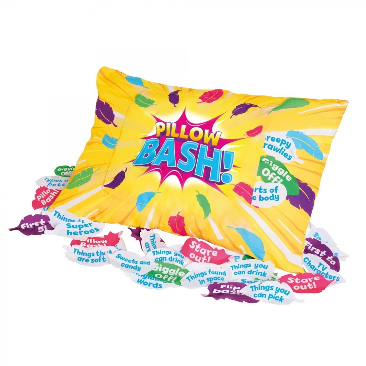 TOMY Pillow Bash - Divertenti giochi per feste, 2-10 giocatori, età 6+ - blu, bianco