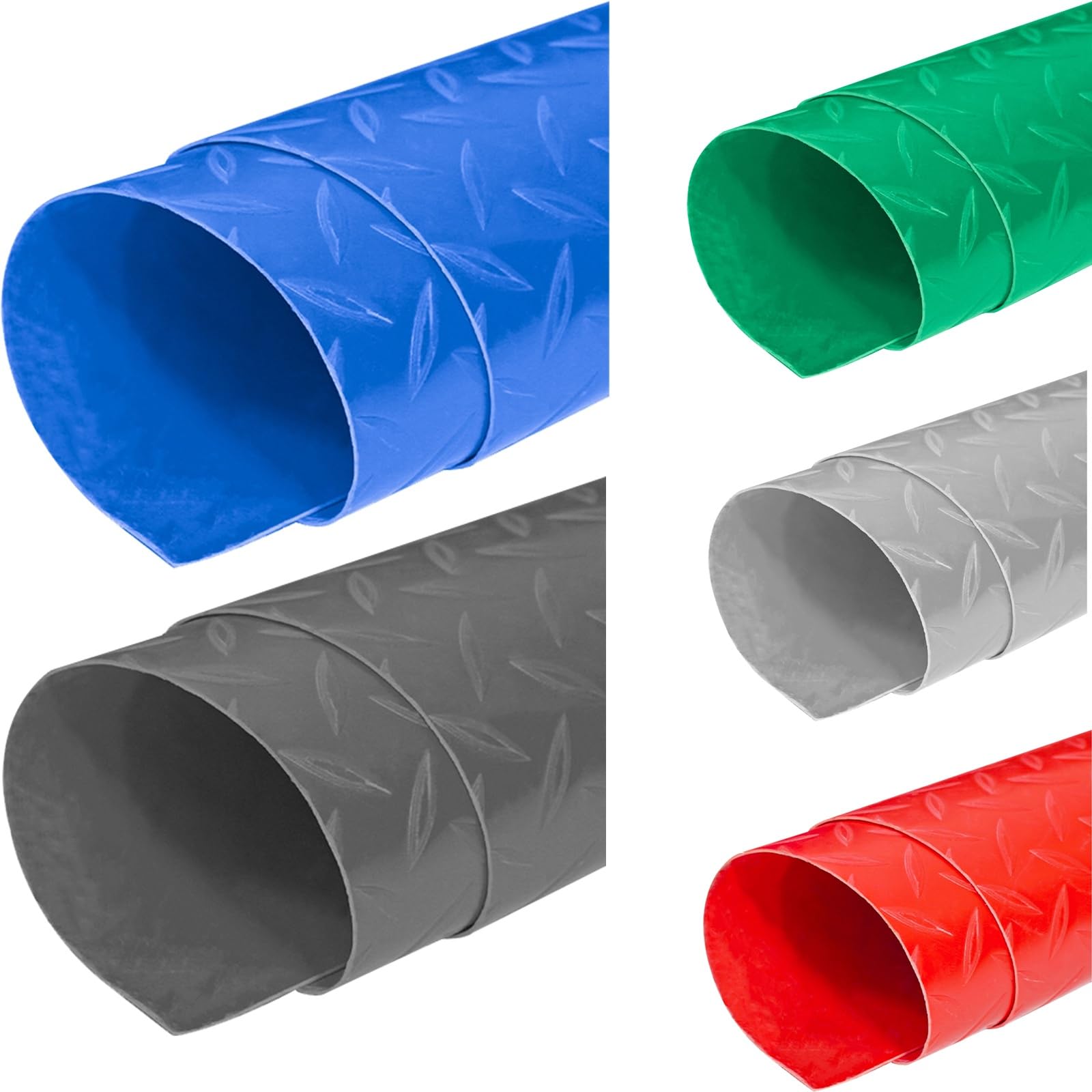 Tapis de garage et bureau vert en PVC pour protéger le sol
