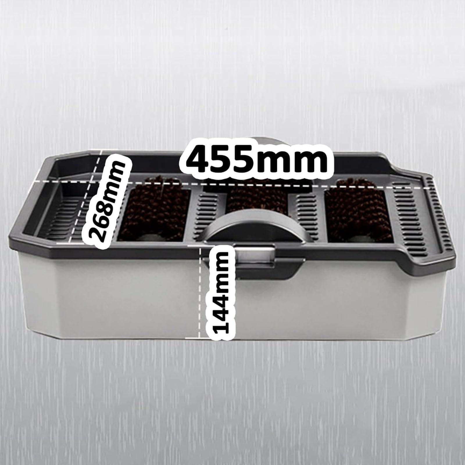 Limpiador de botas, cepillo limpiador de zapatos para exteriores, diseño a prueba de salpicaduras con tanque de agua grande, no necesita electricidad