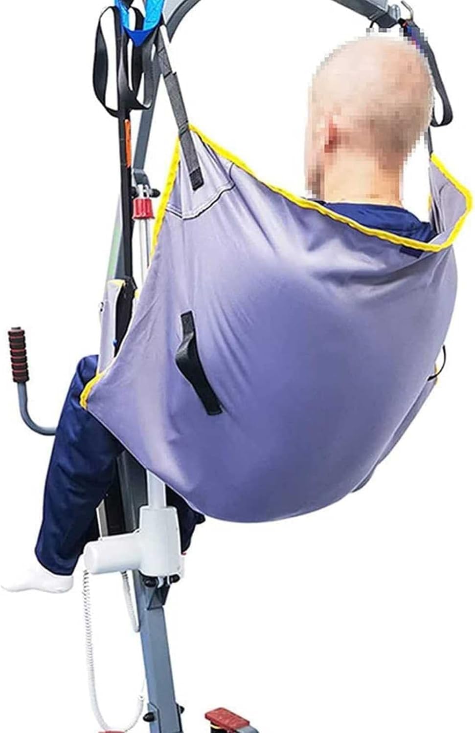 Arnés Elevación Paciente Cuerpo Completo, Arnés for Inodoro con piernas divididas, arnés de Ducha, arnés de Cuerpo Completo for Transferencia de la Cama a la Silla de Ruedas, Tumbona