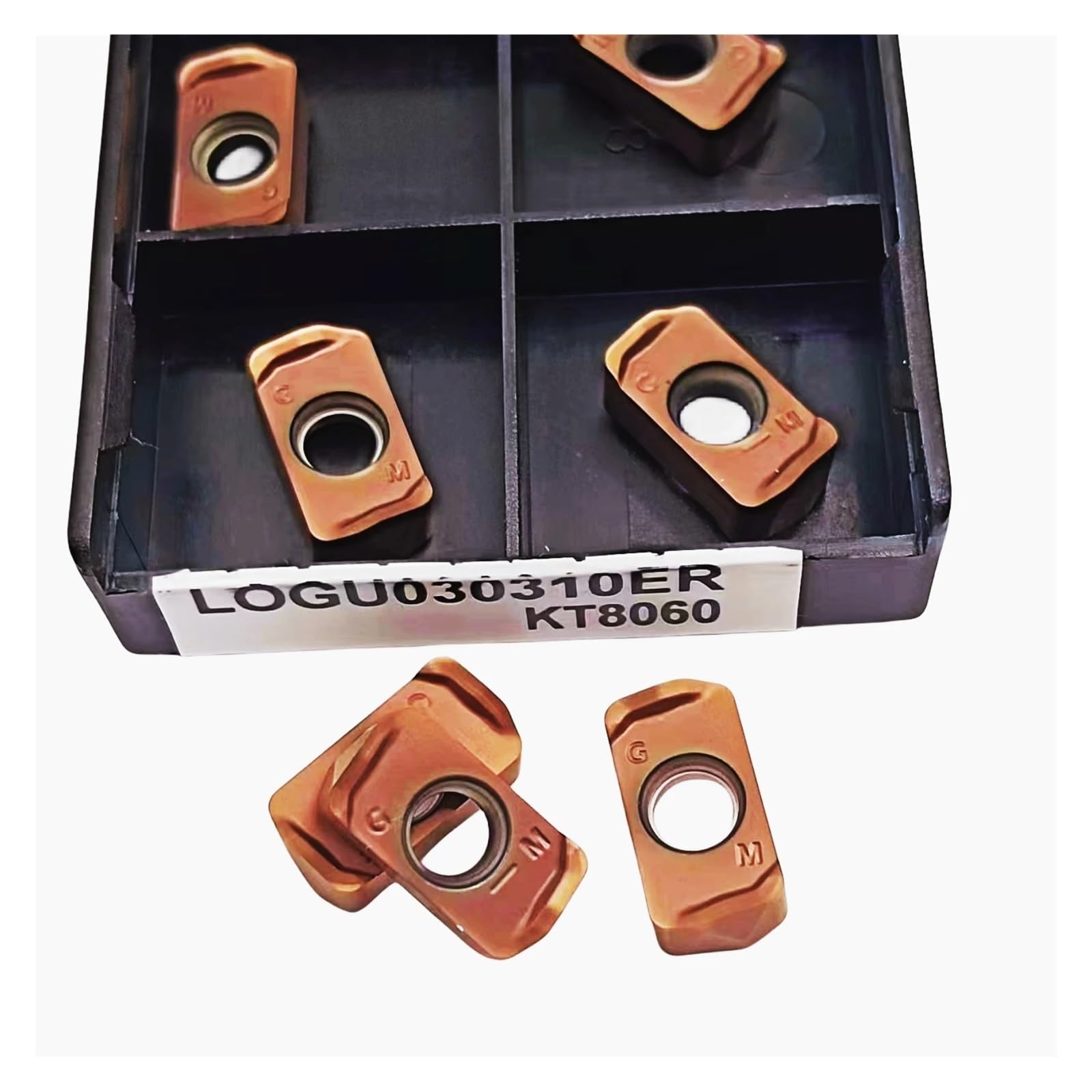 Outil de tournage LOGU030310ER KT8060 en carbure pour usinage fraisage CNC