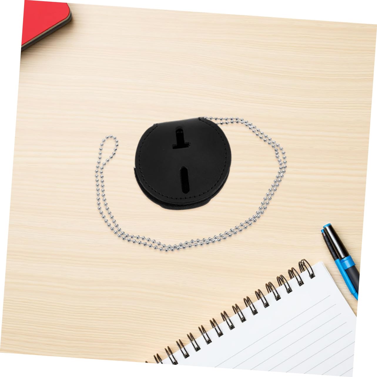 POPETPOP 7pezzi Porta Badge in Pelle Pu Con Clip in Porta Spilla Per Eventi Di Lavoro Accessori Da Ufficio Multiuso Design Leggero Ed Ergonomico