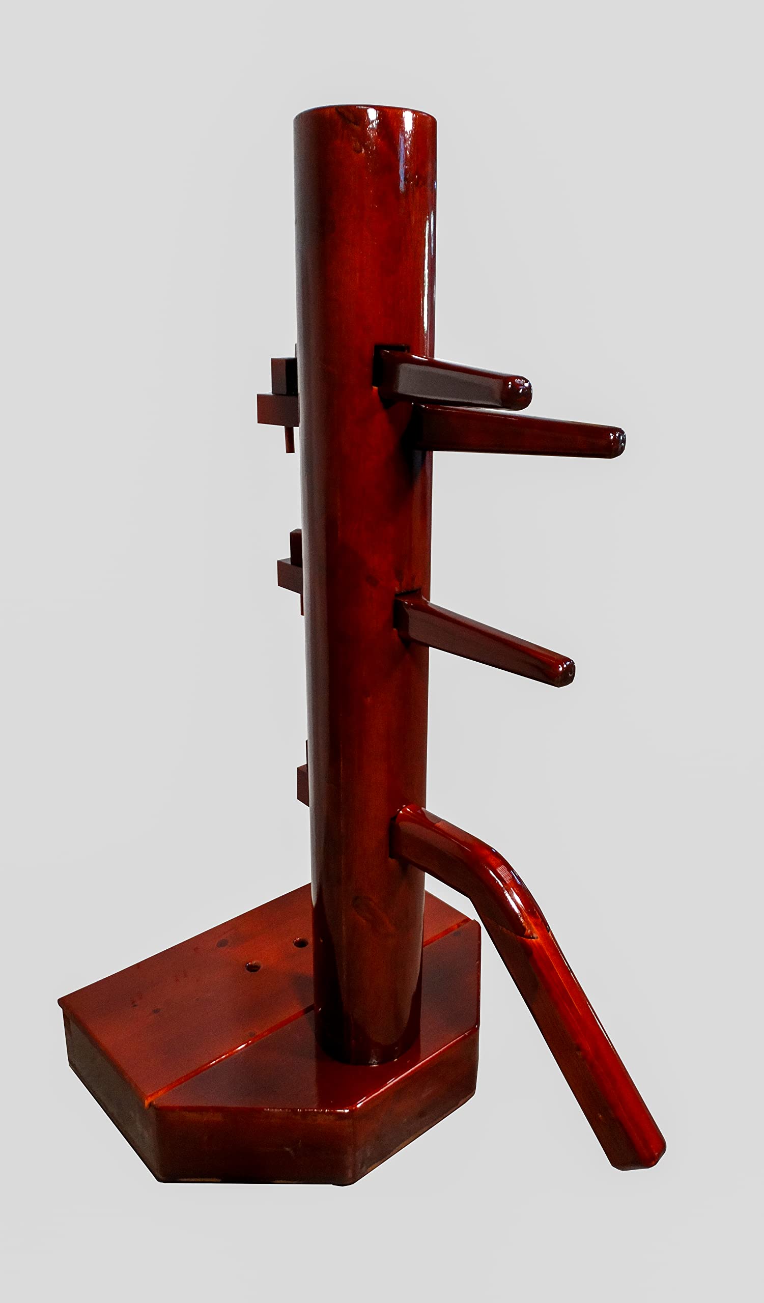 Wing Chun Wooden Dummy with Base and Chest with Lid