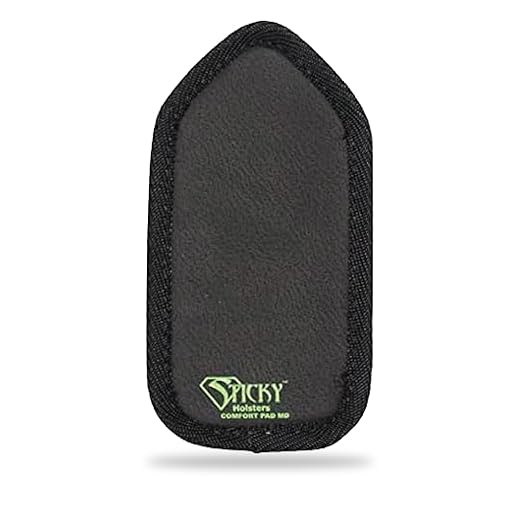 Sticky Holsters Comfort Pads for Kydex Holsters for Men and Women – Holster Foam Padding - Inside The Waist Band or Pocket Carry – Includes 6 Adhesive Dots - Size Medium, Black