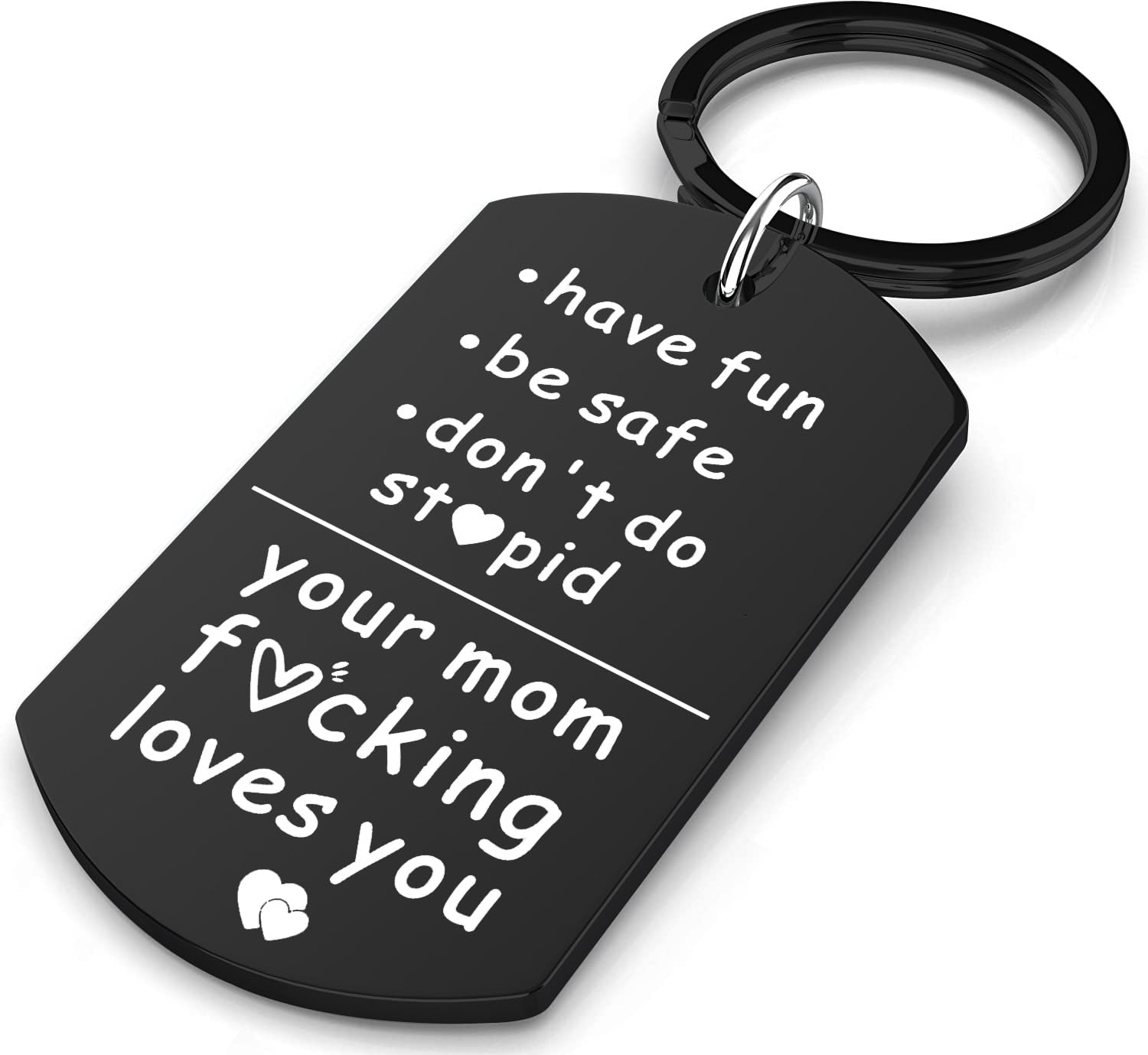 Allpeak Stocking Stuffers for Teens Boys Girls - Dont Do Stupid Keychain Funny Gag Gift Trendy Stuff, Christmas Gifts for Teenage Girls Boys Him Son, Gift Ideas for 12 13 14 15 16 17 18 19 20 21 Year,