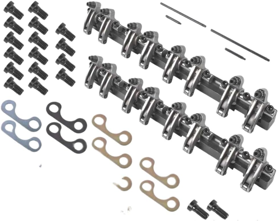 Shaft Mount Roller Rocker Arms Set 1.5 Ratio Stainless Steel Compatible With Small Block 350