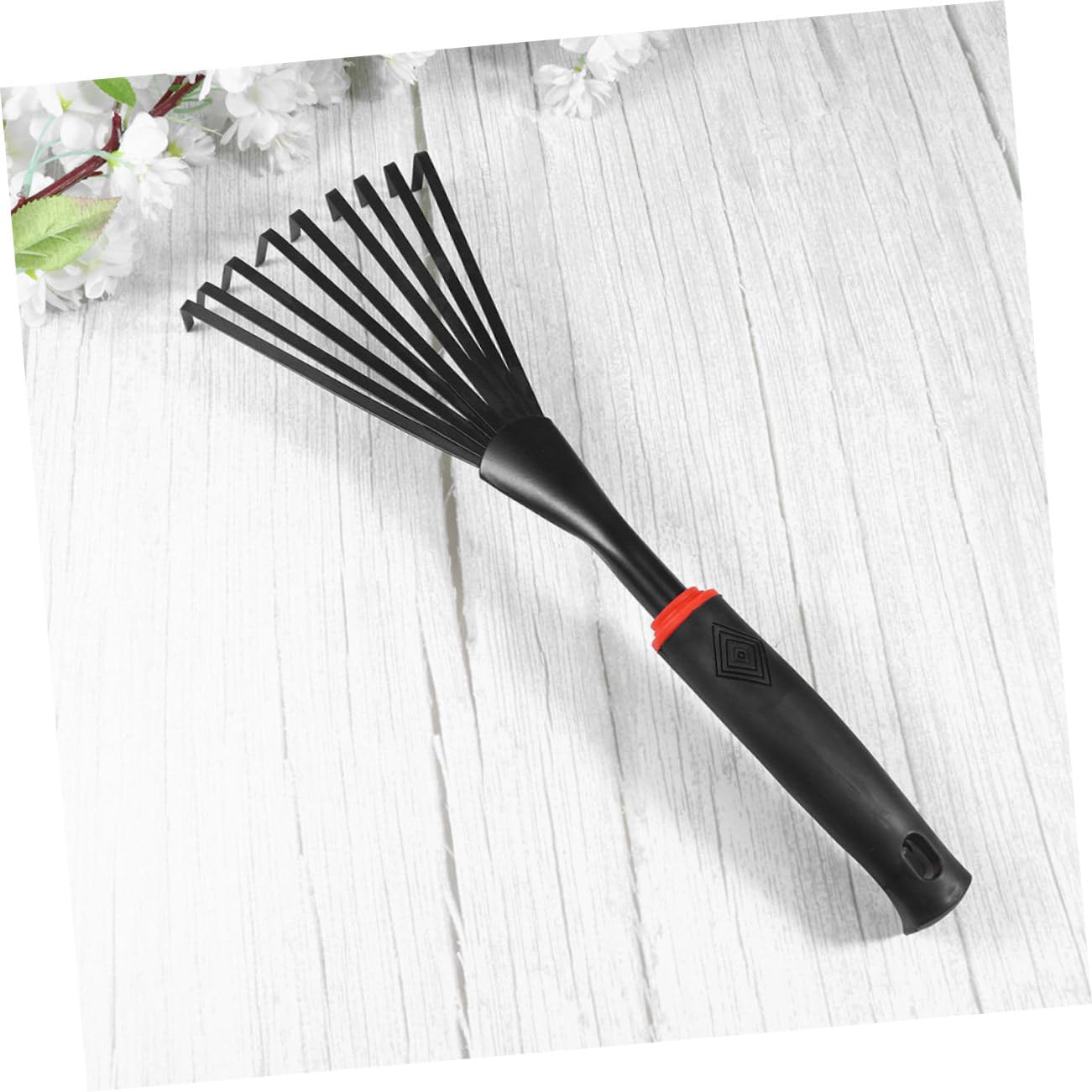 ifundom 3 Sätze Grasrechenzähne Gartenzahn Laubaufnahme Ergonomischer Handstahl Pflanzengartenrechen Rasennivellierungsrechen Outdoor Rechen Unkrautjäten Doppelzweck 2 Stück * 3