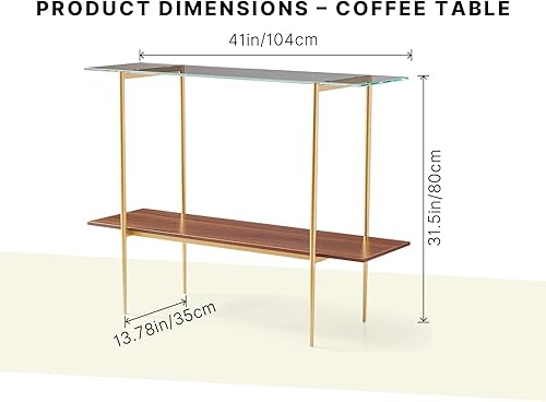Miniatura 2 de Shrine Mesa de centro transparente, diseño moderno