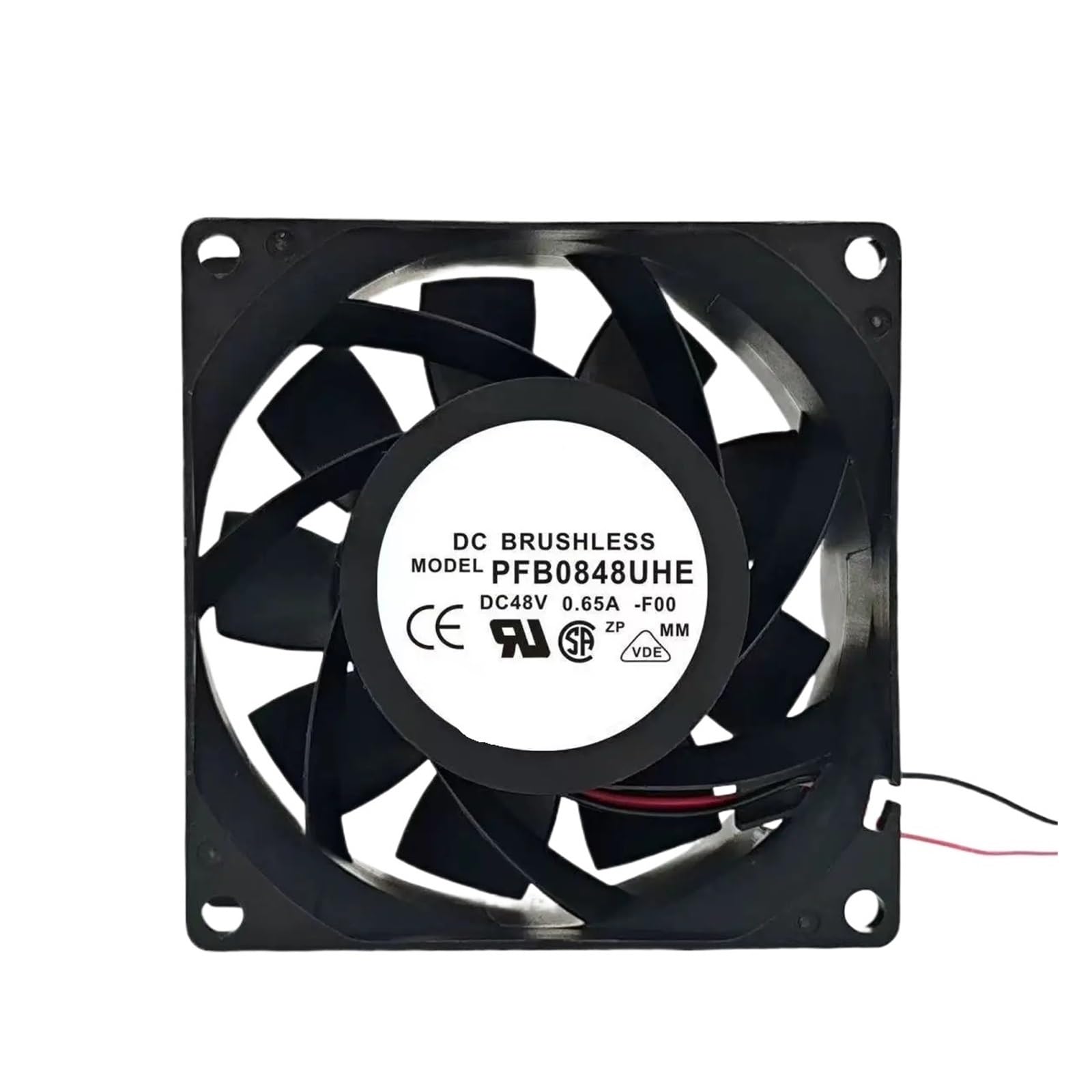 Ventilateur de refroidissement 48V pour éliminer la surchauffe des baies réseau de 80mm