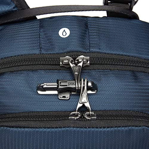 Pacsafe Vibe 20 Liter Econyl Anti Theft Travel Daypack - Fits A 13 Inch Laptop, Lightweight - With Lockable Zippers, Econyl Ocean #TOP4