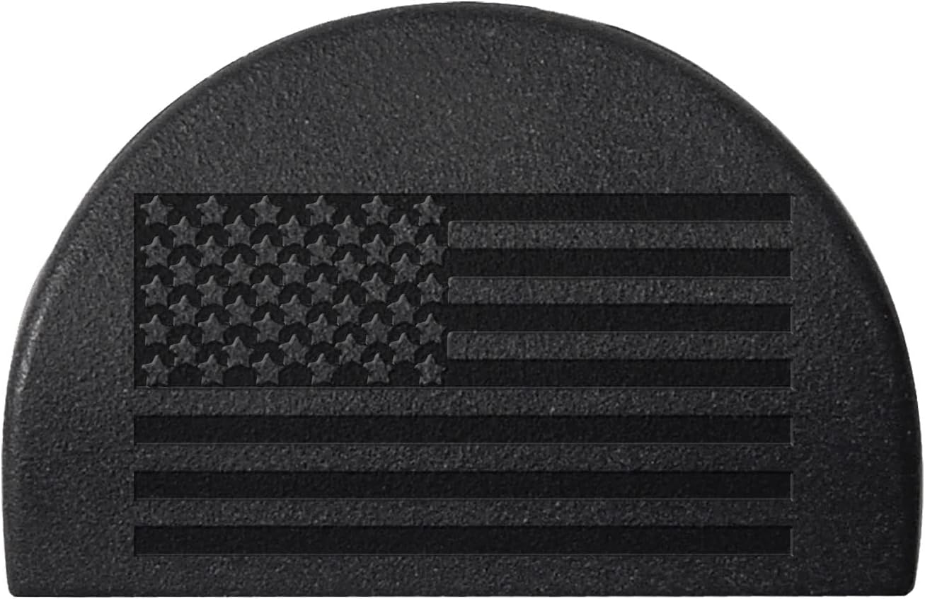 JP1 Grip Plug for Glock 17 19 21 22 23 24 31 32 34 35 38 Gen 1-3 in 9mm .40 .357 10mm .45 ACP Color Filled Laser Engraved in Black - Choose Design